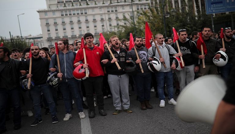 جانب من المظاهرة - رويترز