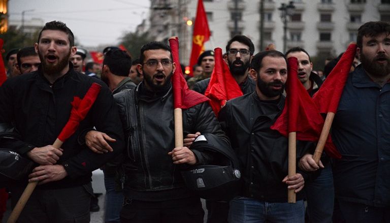 جانب من المظاهرة - رويترز