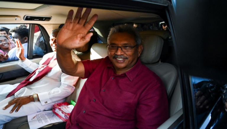 جوتابايا راجاباكسا رئيس سريلانكا الجديد - أ ف ب