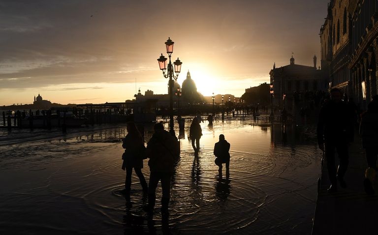 منسوب المياه في البندقية بلغ 187 سنتيمترا