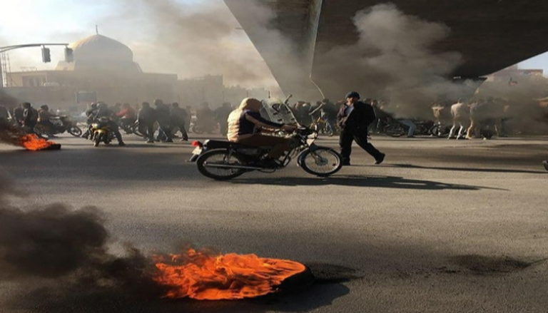 المظاهرات الإيرانية - الفرنسية