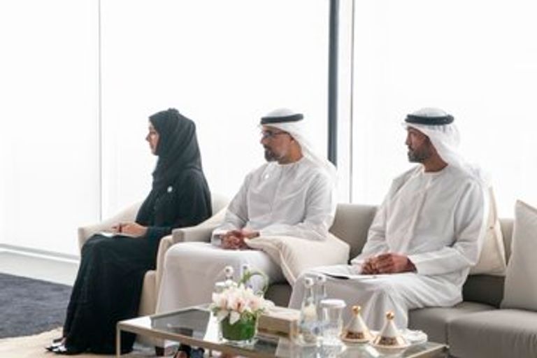 الشيخ محمد بن زايد آل نهيان يلتقي إيمرسون منانغاغوا