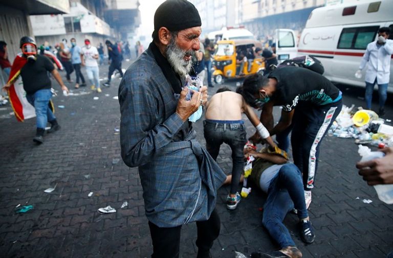 جانب من احتجاجات العراق - أرشيفية