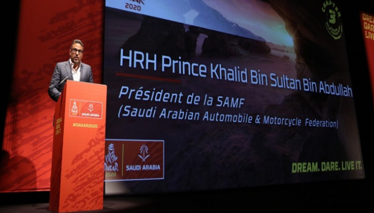 الأمير خالد بن سلطان الفيصل رئيس الاتحاد السعودي للسيارات