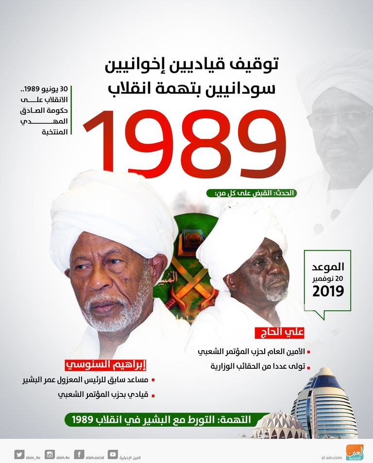 القياديان الإخوانيان علي الحاج وإبراهيم السنوسي