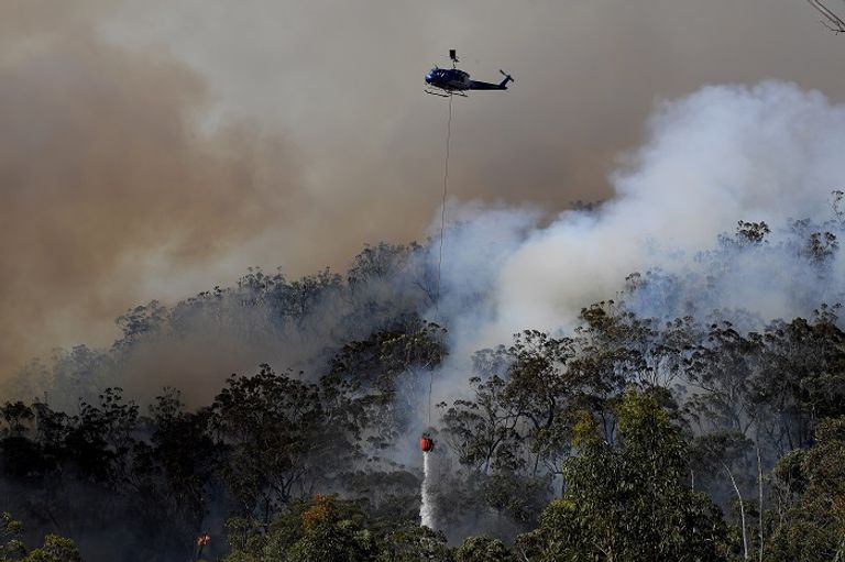 الدخان يغطي سماء سيدني