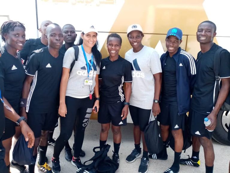 بوسي سعيد أول حكم دولي نسائي في مصر