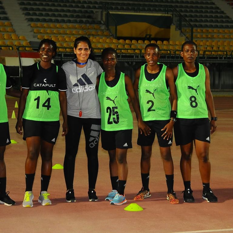 بوسي سعيد أول حكم دولي نسائي في مصر