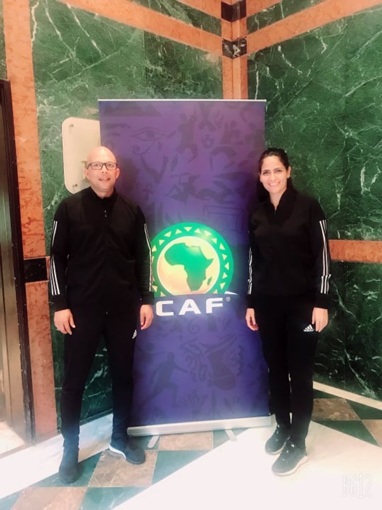 بوسي سعيد أول حكم دولي نسائي في مصر