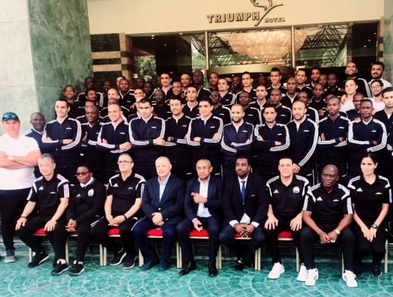 بوسي سعيد أول حكم دولي نسائي في مصر