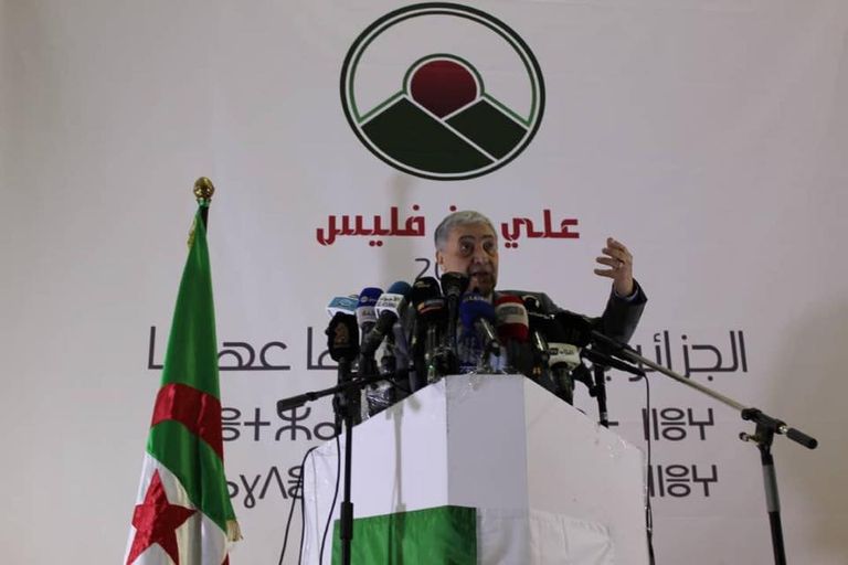 علي بن فليس المرشح لانتخابات الرئاسة الجزائرية