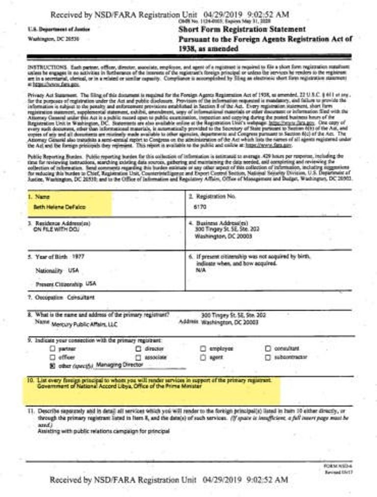 تعاقد بين حكومة السراج مع شركة أمريكية لتحسين صورة الأولى أمام الإدارة الامريكية حسب صحيفة بوليتيكو الأمريكية حكومة السراج ومليشياتها تستغل التناقضات الدولية في الأزمة الليبية