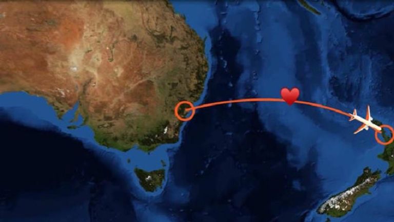 ثنائي يعقد حفل زفافه على متن طائرة