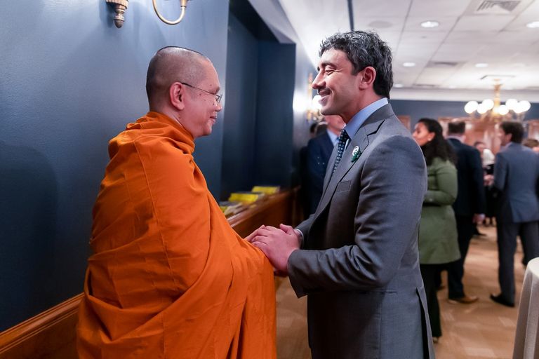 الشيخ عبدالله بن زايد آل نهيان وزير الخارجية والتعاون الدولي الإماراتي