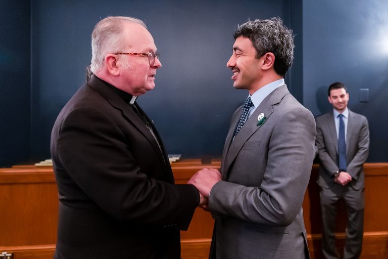 الشيخ عبدالله بن زايد آل نهيان وزير الخارجية والتعاون الدولي الإماراتي