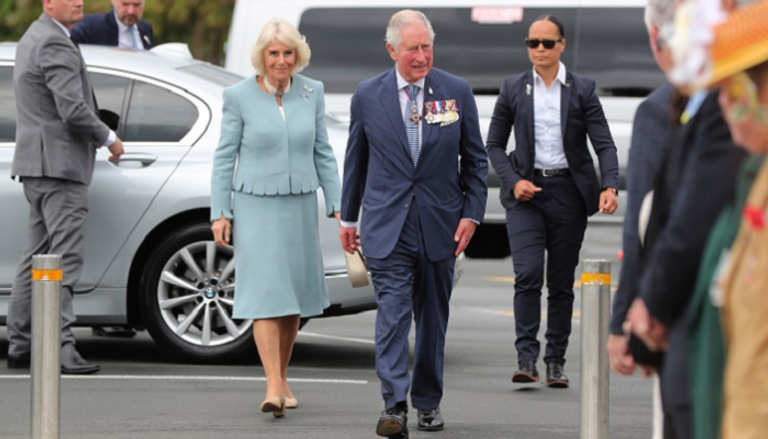 جانب من زيارة الأمير تشارلز وزوجته كاميلا إلى نيوزيلندا