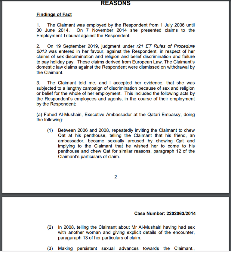 محكمة بريطانية تغرم الدوحة 500 ألف دولار في