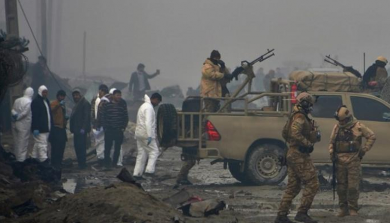 تفجير انتحاري سابق في أفغانستان