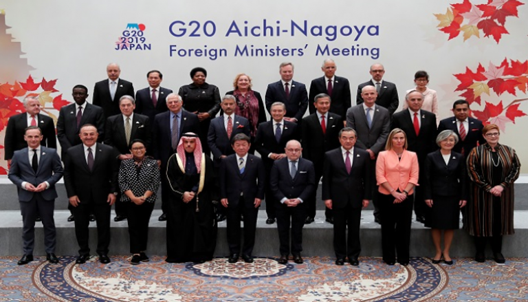 وزراء خارجية مجموعة العشرين