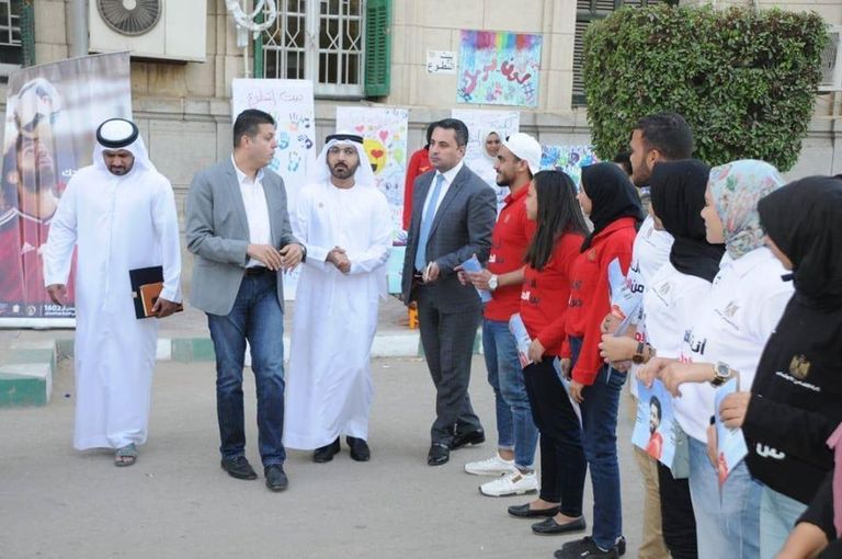 الوفد الإماراتي يزور 