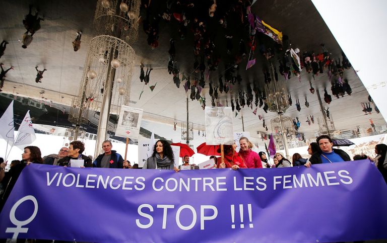 جانب من المظاهرات في فرنسا