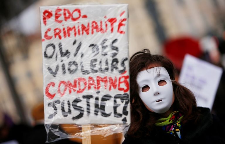 جانب من المظاهرات في فرنسا