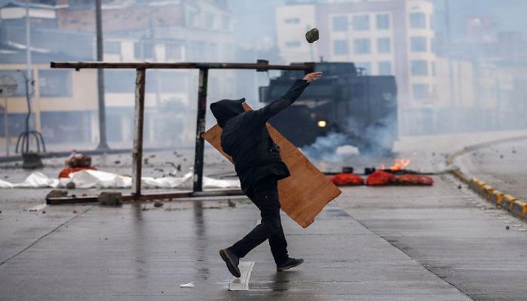 عناصر عسكرية في كولومبيا لتأمين الشوارع