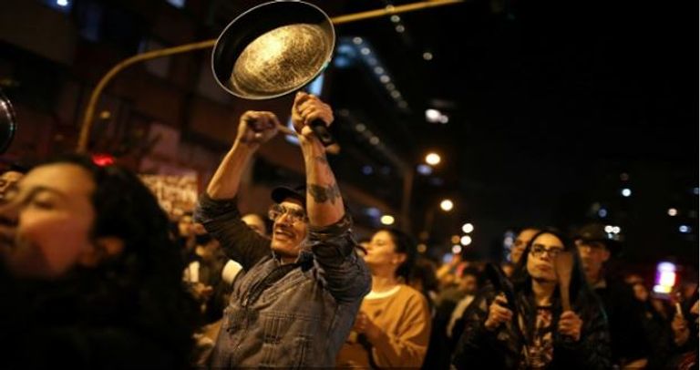 عناصر عسكرية في كولومبيا لتأمين الشوارع