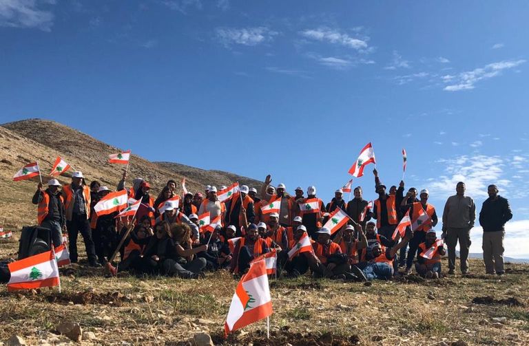 جانب من المظاهرات النسائية في جنوب لبنان