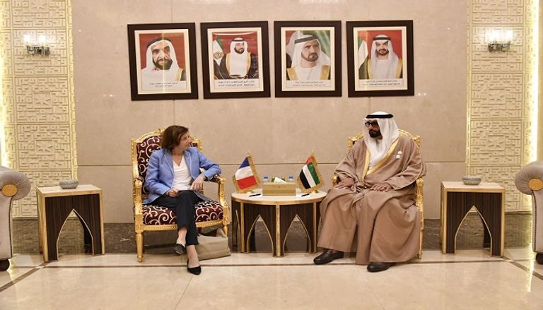 محمد بن أحمد البواردي ووزيرة القوات المسلحة الفرنسية