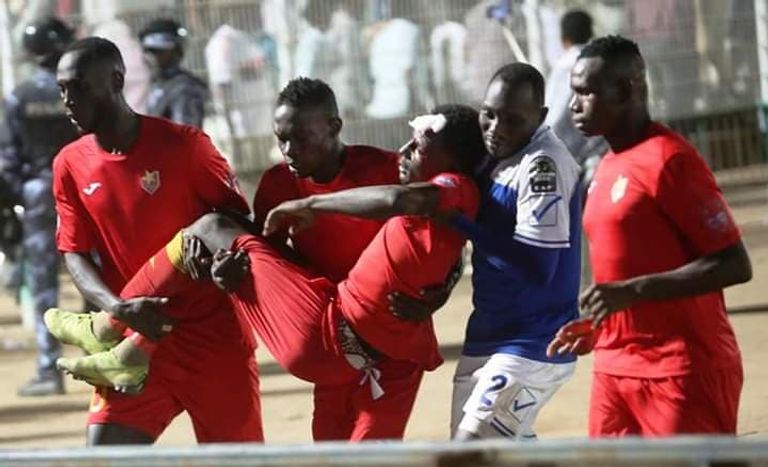 صورة من المباراة 