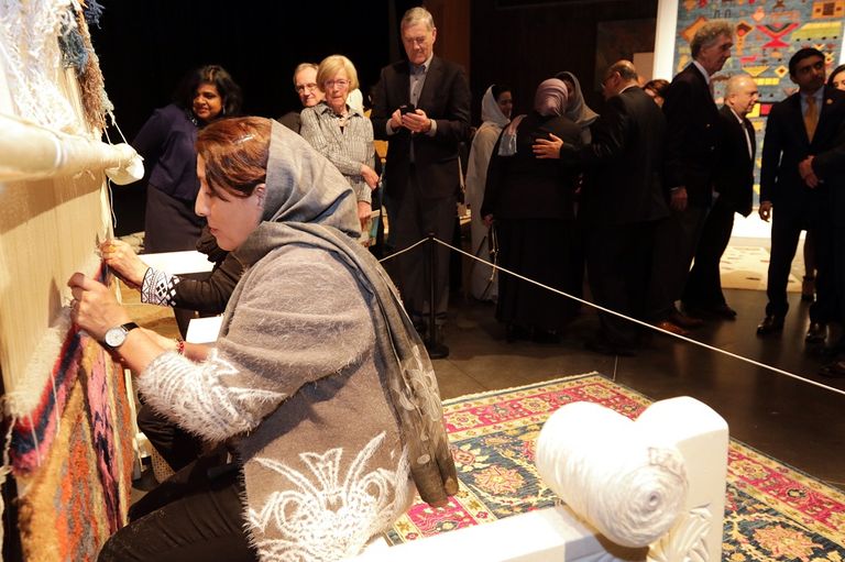 جانب من افتتاح المعرض