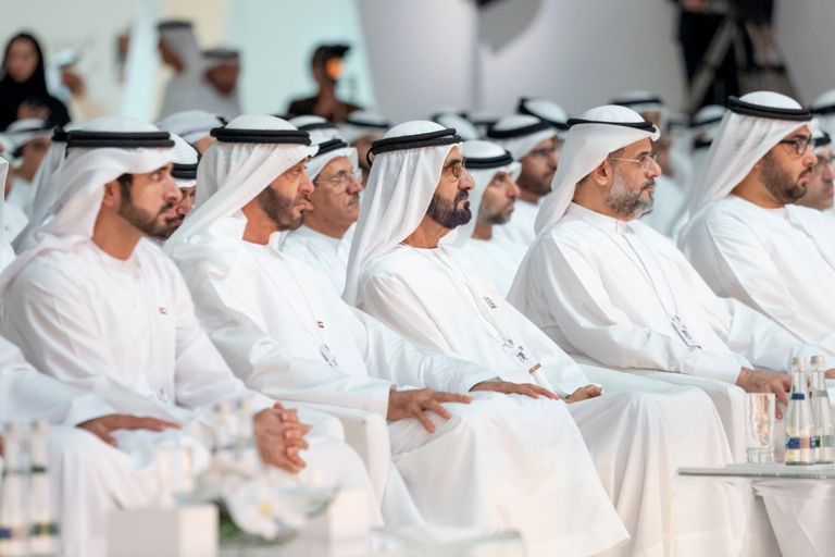 محمد بن راشد ومحمد بن زايد يشهدان الاجتماعات السنوية لحكومة الإمارات