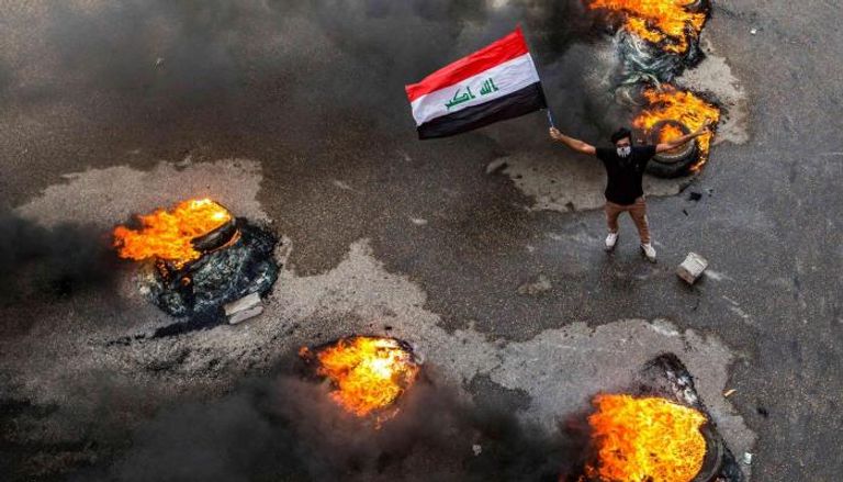 الاحتجاجات العراقية- أ.ف.ب