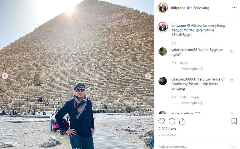 العالمي بيلي زين يصل إلى القاهرة 