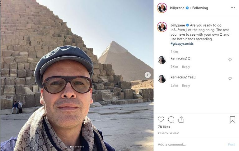 العالمي بيلي زين يصل إلى القاهرة 