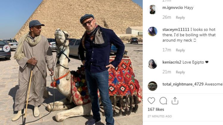 العالمي بيلي زين يصل إلى القاهرة 