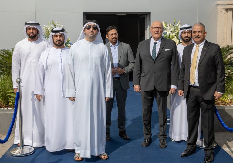 جانب من فعاليات معرض ومؤتمر تبادل المطارات 2019 بأبوظبي