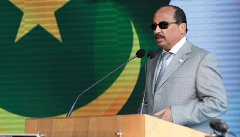 الرئيس الموريتاني السابق محمد ولد عبدالعزيز- أرشيفية