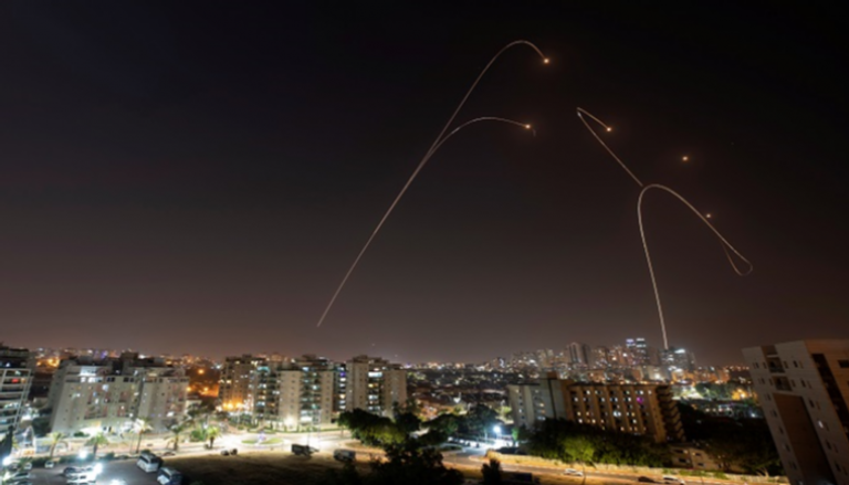 القبة الحديدة تعترض صواريخ أطلقت من قطاع غزة