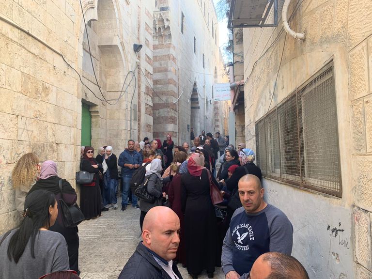 جانب من احتجاجات الفلسطينيين بالضفة المحتلة