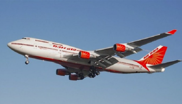 طائرة تتبع شركة الطيران الهندية 