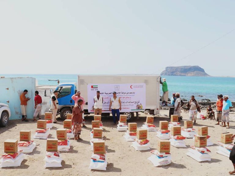 أحد مشاريع الهلال الأحمر الإماراتي في اليمن - أرشيفية