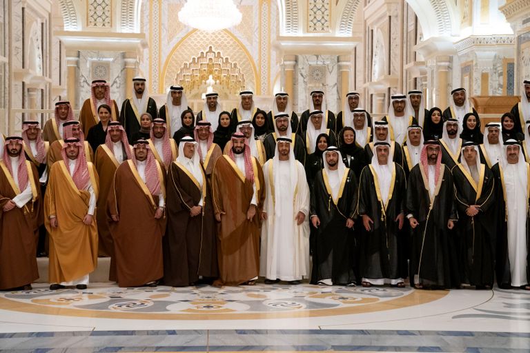 الشيخ محمد بن زايد آل نهيان والأمير محمد بن سلمان