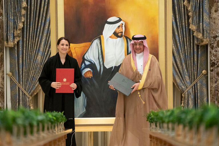 الشيخ محمد بن زايد آل نهيان والأمير محمد بن سلمان