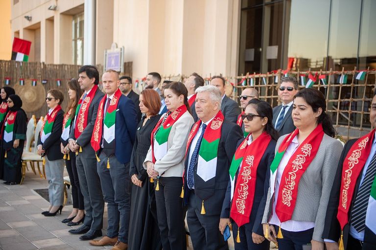 جانب من احتفال وزارة المالية بالعيد الوطني للإمارات