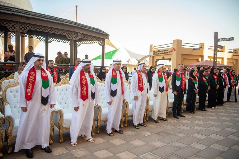 جانب من احتفال وزارة المالية بالعيد الوطني للإمارات