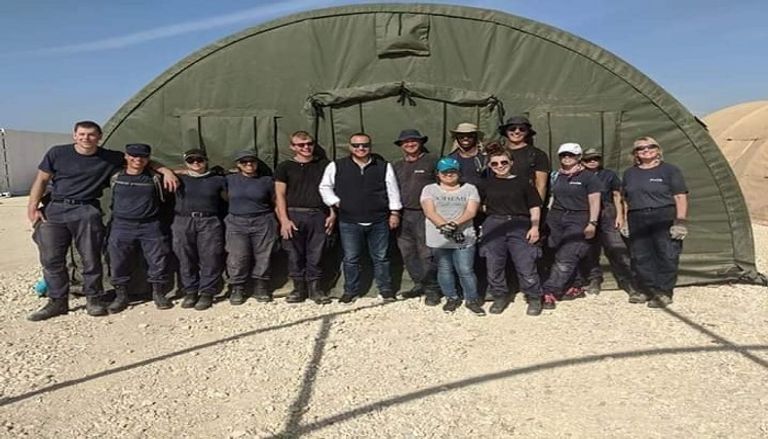 طاقم أمريكي يبدأ العمل على إقامة مستشفى شمال قطاع غزة