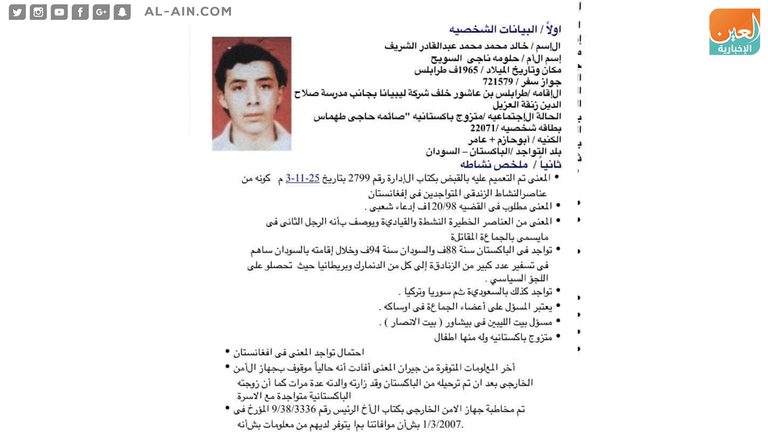 الإرهابي خالد الشريف القيادي بـ