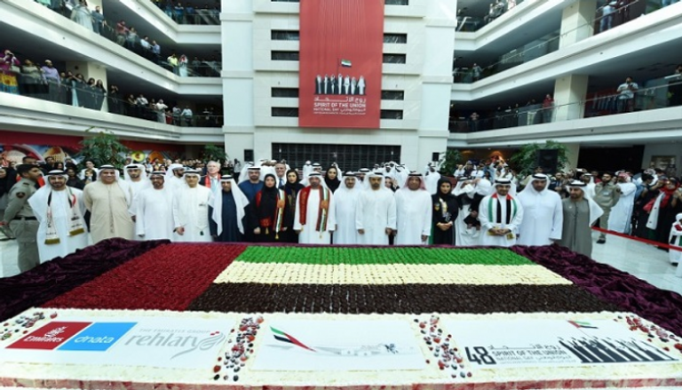 جانب من احتفال مجموعة الإمارات بالعيد الوطني